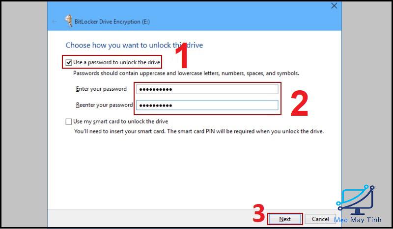 Cách đặt mật khẩu cho ổ cứng trên windows 10