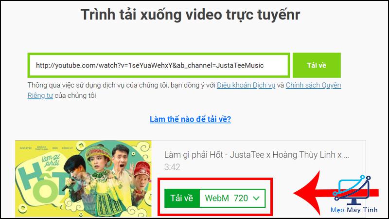 Cách tải video trên youtube về máy tính