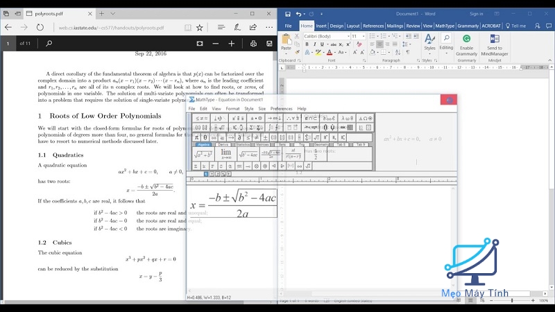 Giới thiệu MathType 6.9